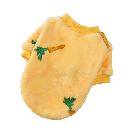 Pet Clothes Autumn Winter Warm Cat Dog Jacket For Small Medium Dogs Cats Outdoor Cows Print Kitty Puppy Schnauzer Pug Outfits