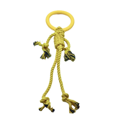Pet dog dog toy resistant to gnashing teeth to relieve boredom, resistant to biting rope, biting rope Golden Retriever Samo Labrador big dog toy