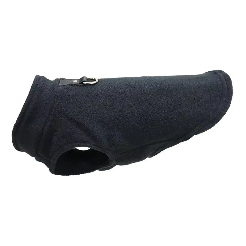 Warm Fleece Dogs Clothes Pet Dog Jacket Vest With D-Ring For Small Dog Cats Clothing French Bulldog Costumes Chihuahua Coat