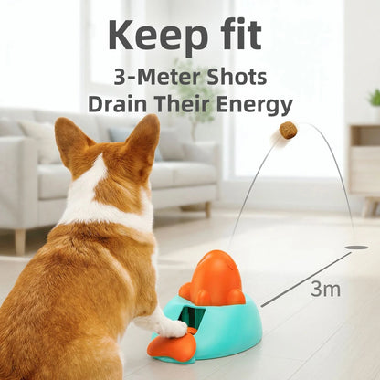 Dog Toy Treat Dispenser Interactive Puppy Launcher Cute Whale Shape Slow Feeder IQ Puzzle Training Toys for Small Large Dogs Cat
