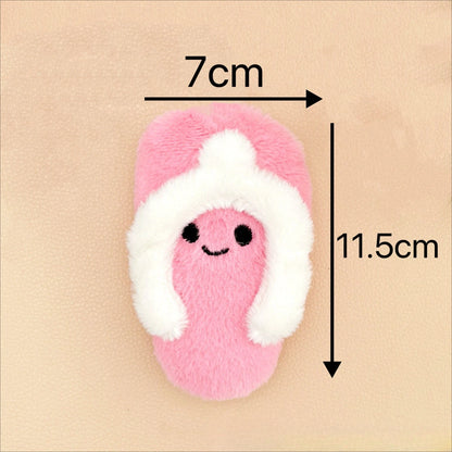 SlipperShaped Dog Chew Toy Interactive Dogs Sound Toy Puppy Molar Cleaning Teeth Plush Slipper Relieve Boredom Indoor Pets Toys