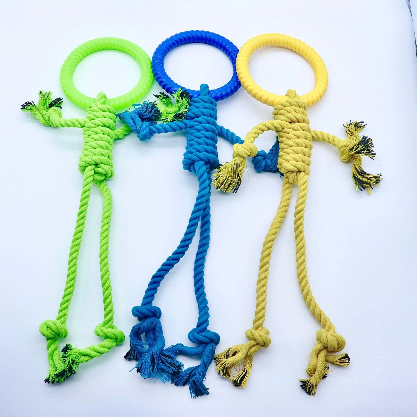 Pet dog dog toy resistant to gnashing teeth to relieve boredom, resistant to biting rope, biting rope Golden Retriever Samo Labrador big dog toy