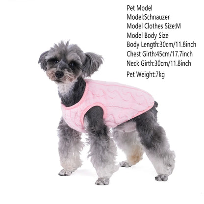Dog Cozy Clothes Vest Pet Dog Jacket Coat for Small Medium Dogs Cats Winter Windproof Soft Fleece Clothing Chihuahua Costumes