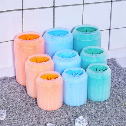 Soft Silicone Dog Paw Cleaner Cup Quick 30-Second Clean Portable Pet Foot Washer for Small Medium Large Dogs Muddy Paws