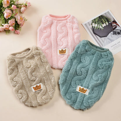 Dog Cozy Clothes Vest Pet Dog Jacket Coat for Small Medium Dogs Cats Winter Windproof Soft Fleece Clothing Chihuahua Costumes