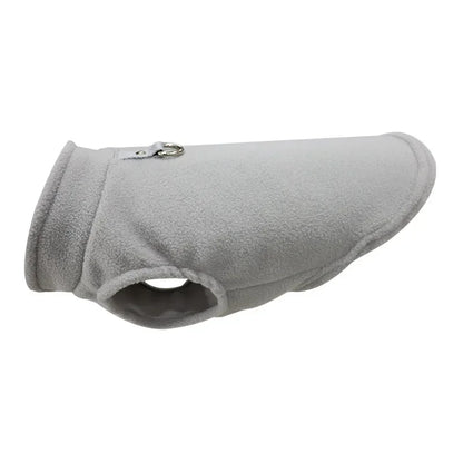 Dog Sweater Cat Fleece Vest Soft Dog Jacket with Leash D-Ring Winter Warm Coat Puppy Clothes for Dogs Cats Chihuahua Apparel