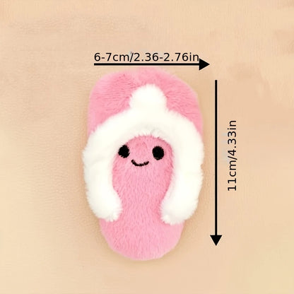 SlipperShaped Dog Chew Toy Interactive Dogs Sound Toy Puppy Molar Cleaning Teeth Plush Slipper Relieve Boredom Indoor Pets Toys
