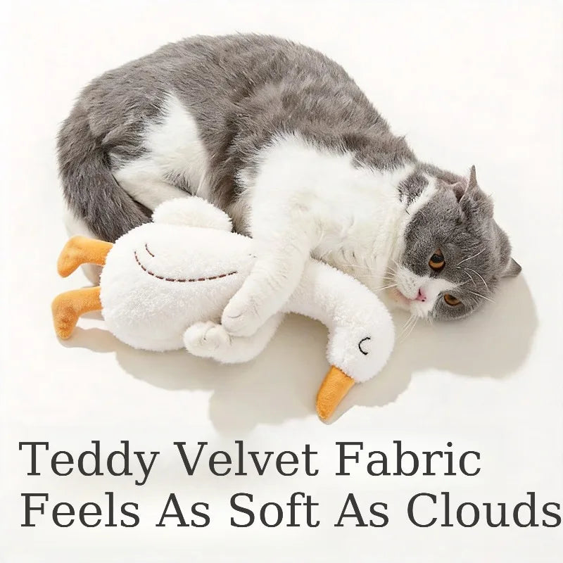 Plush Interactive Pet Toy Bite-resistant Squeak Dogs Cats Chew Toys Indoor Relieve Boredom Relaxing Kitten Entertainment Play