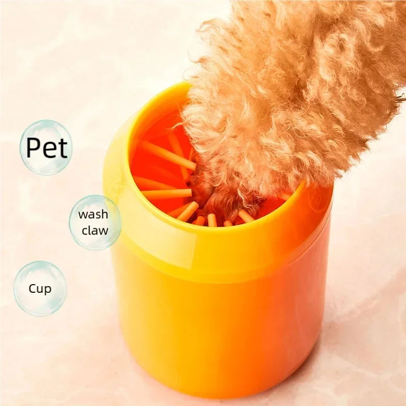Soft Silicone Dog Paw Cleaner Cup Quick 30-Second Clean Portable Pet Foot Washer for Small Medium Large Dogs Muddy Paws