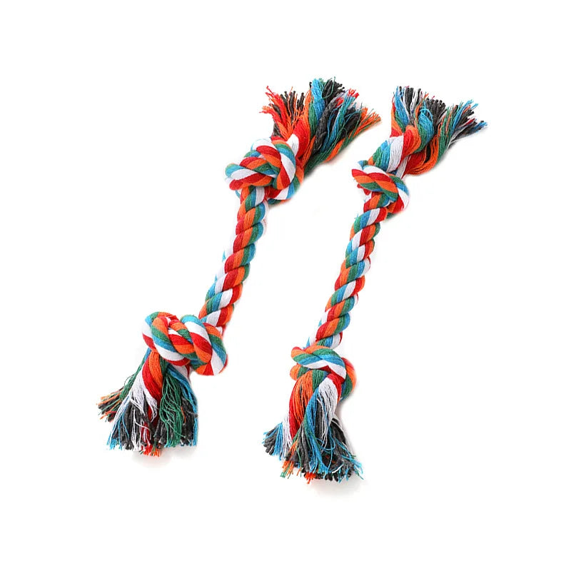 Dog Toy Pet Molar Bite-resistant Cotton Rope Knot for Small Dog Puppy Relieving Stuffy Cleaning Teeth Pet Chew Toys