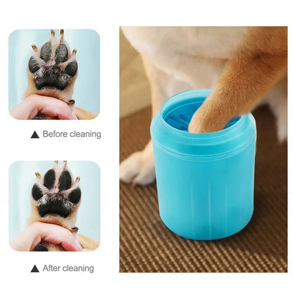 Soft Silicone Dog Paw Cleaner Cup Quick 30-Second Clean Portable Pet Foot Washer for Small Medium Large Dogs Muddy Paws